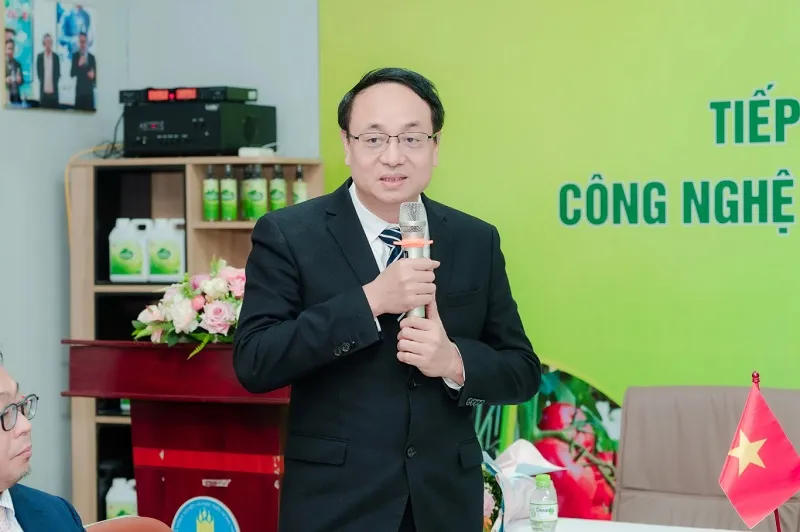 &nbsp;Đại diện c&aacute;c đại biểu ph&aacute;t biểu về tiềm năng ứng dụng c&ocirc;ng nghệ mới.