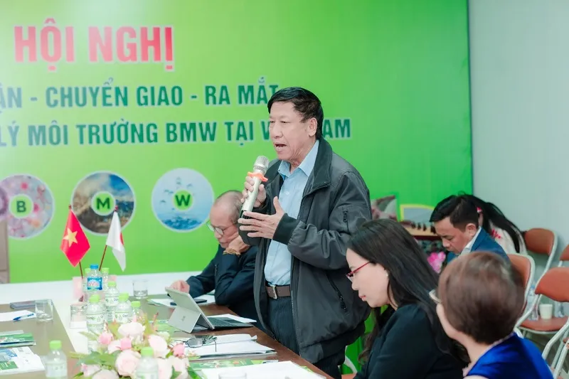 Đại diện c&aacute;c đại biểu ph&aacute;t biểu về tiềm năng ứng dụng c&ocirc;ng nghệ mới